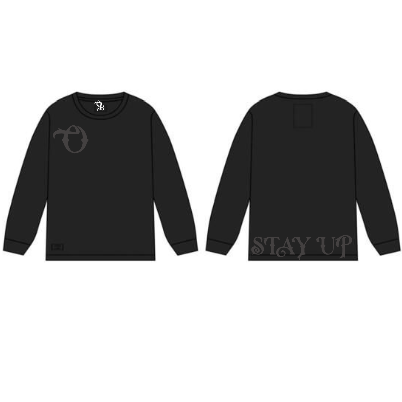 Stay Up Puff Print Long Sleeve